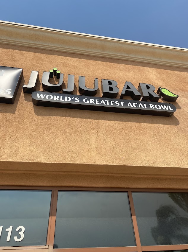 JUJUBAR Menu | Fresh Juices and Healthy Drinks in Riverside